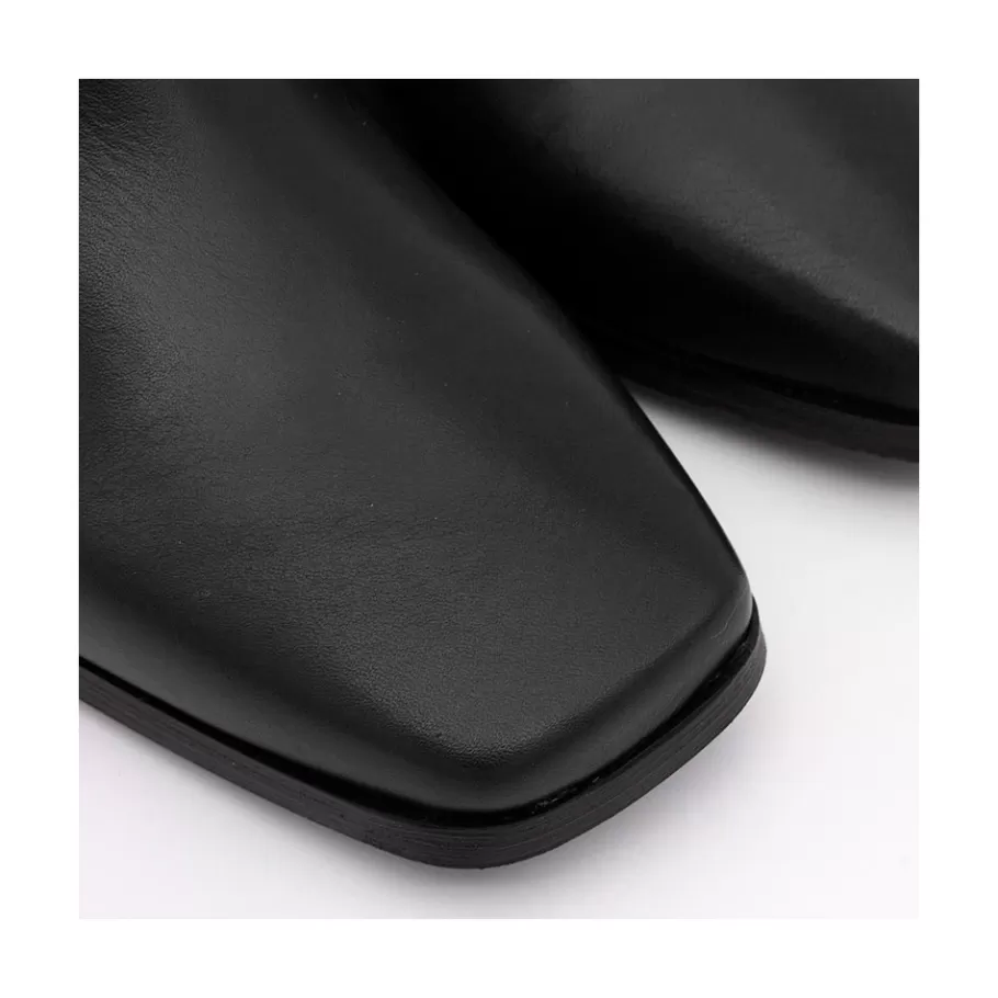 Last Units<Ángel Alarcón Twain - Comfortable Leather Medium Heel Ankle Boots With Stitching