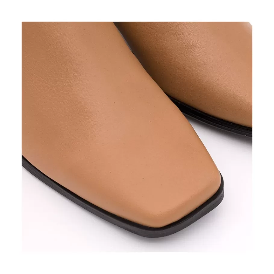 Last Units<Ángel Alarcón Twain - Comfortable Leather Medium Heel Ankle Boots With Stitching