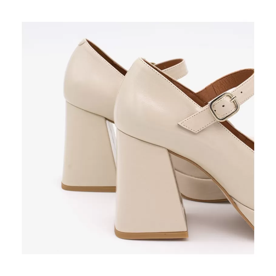 Last Units<Ángel Alarcón Zakia - Wrinkled Patent Leather Mary Jane With High Heel & Platform